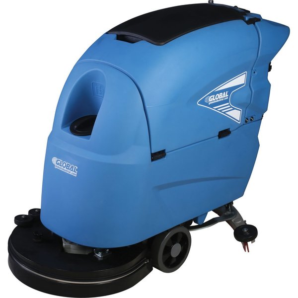 Global Industrial 20 Auto Floor Scrubber, Traction Drive, Two 115 Amp Batteries 641244